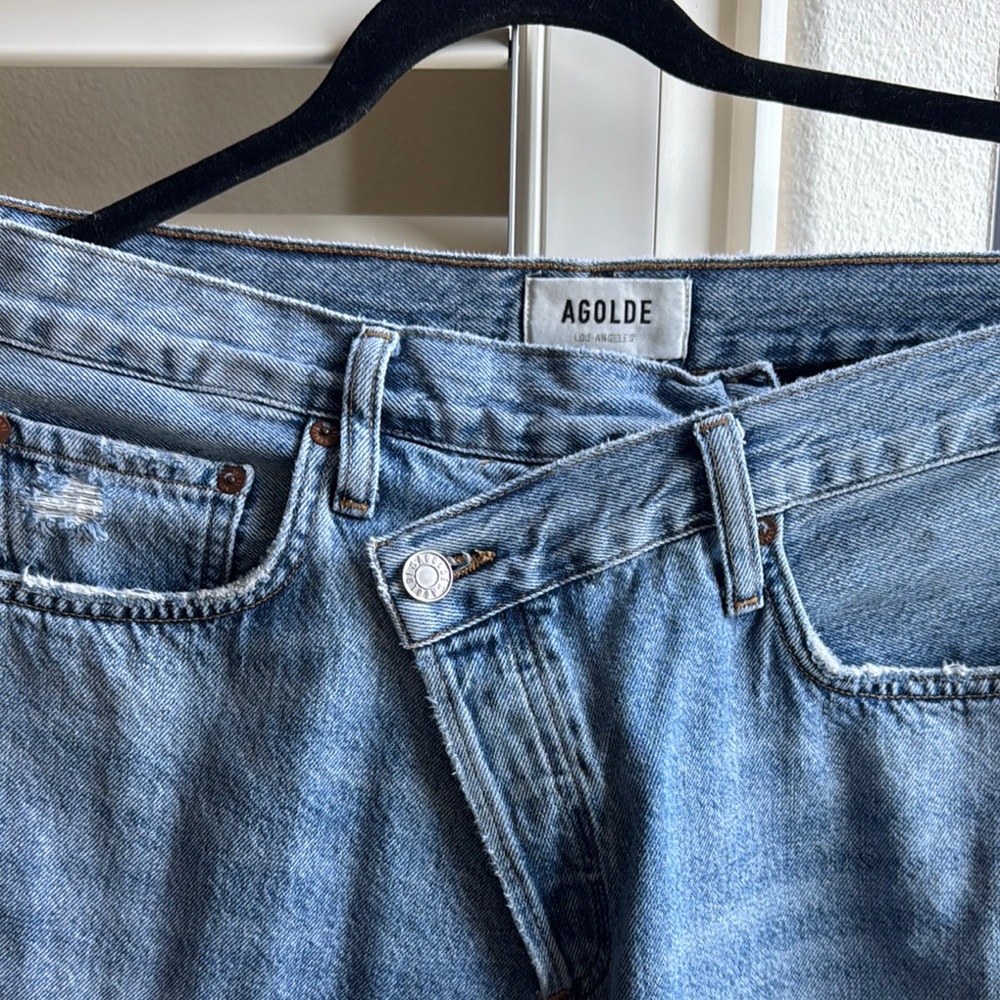 Agolde Criss Cross Jeans in Eternal Wash! 💙 - Picture 2 of 6